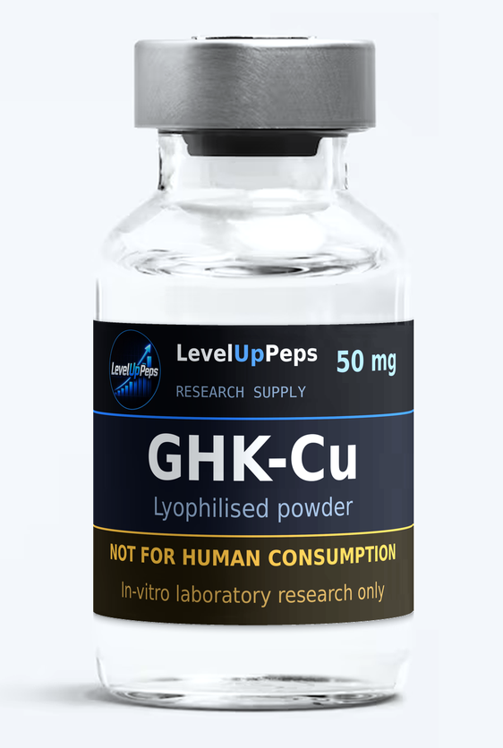 GHK-Cu 50mg research peptide vial