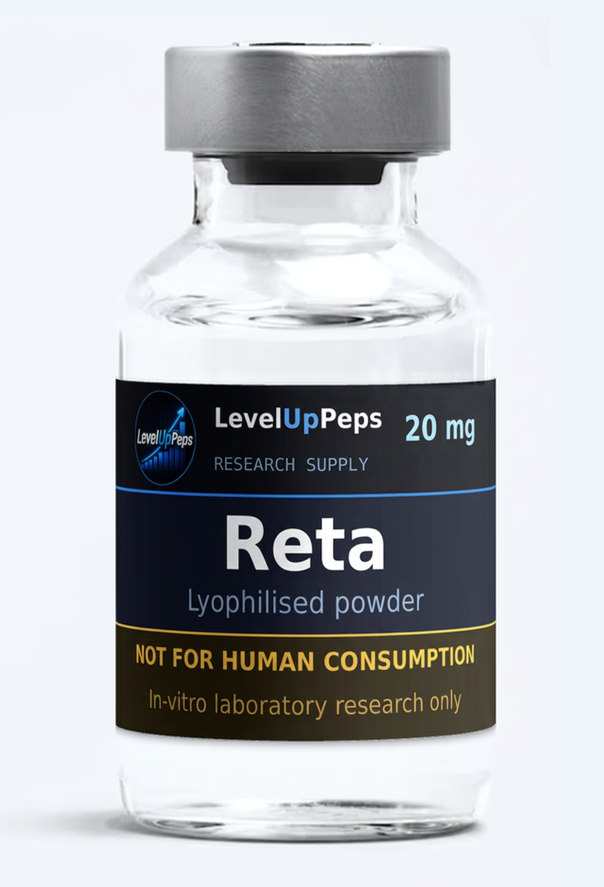 Reta 20mg research peptide vial